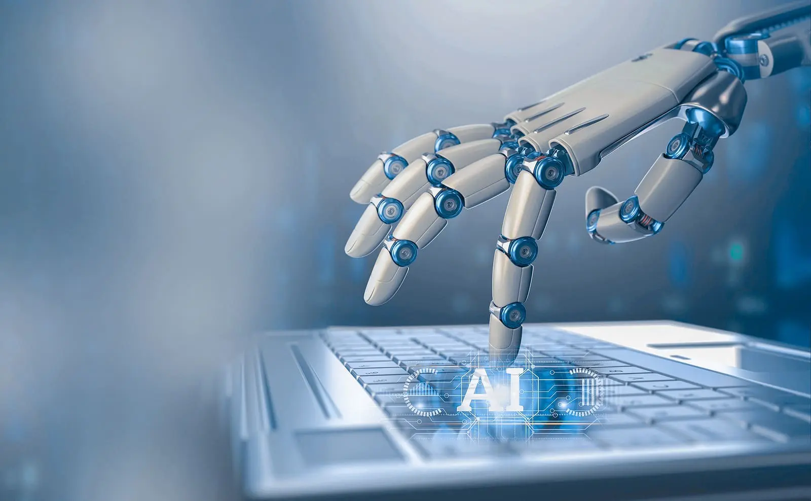 bigstock-Robot-Ai-With-Hand-Robot-On-Ke-475655971