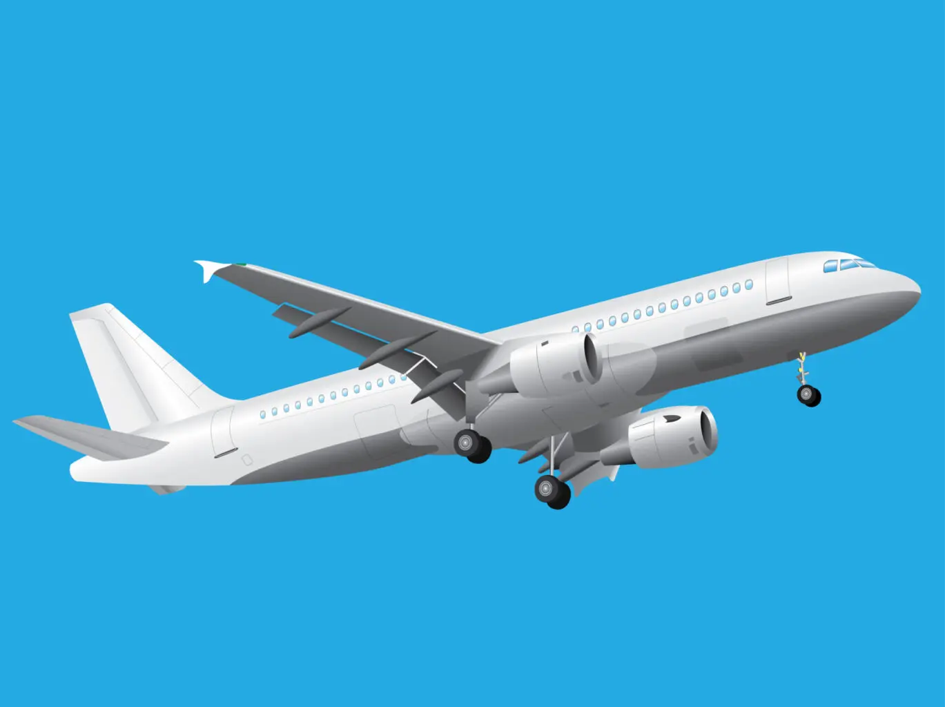 White airbus